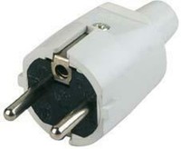 10 X Rev Ritter Pvc Stecker Grau