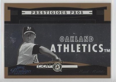 2005 Playoff Prestige Prestigious Pros Bronze 15/100 Mark Mulder #PP-20 1s7
