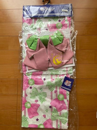 Sailor Moon Yukata Obi Set KIMONO NEW Sailor Moon Jupiter - Picture 3 of 3