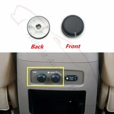 1Pcs Rear Row Volume Control Switch Knob Cover For Toyota Prado LC120 2003-2009
