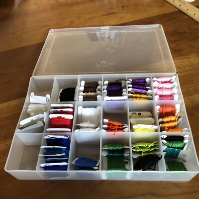 DMC Embroidery Floss -Floss Finder With 49 cards Assorted Colors Floss and Cards