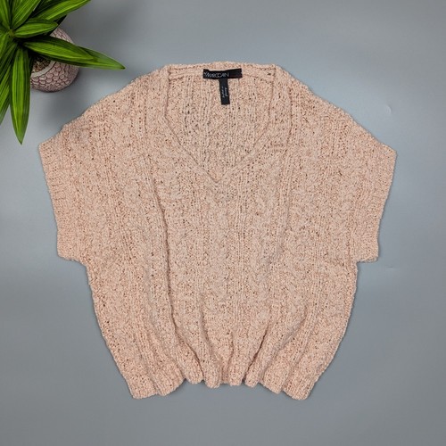 MARC CAIN RETHINK Together Women's Pink Knitted Tank Top Sleeveless Pullover Sz4 - 第 1/19 張圖片