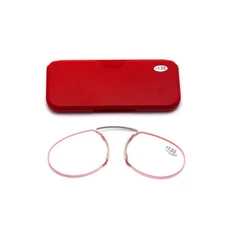 2x Ultra Thin Reading Glasses Nose Clip Optics Presbyopic +1.0 +1.5 +2.0+2.5+3.0
