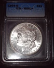 1904-O Morgan Silver Dollar, ICG MS62+, Nice Original Patina Issue Free