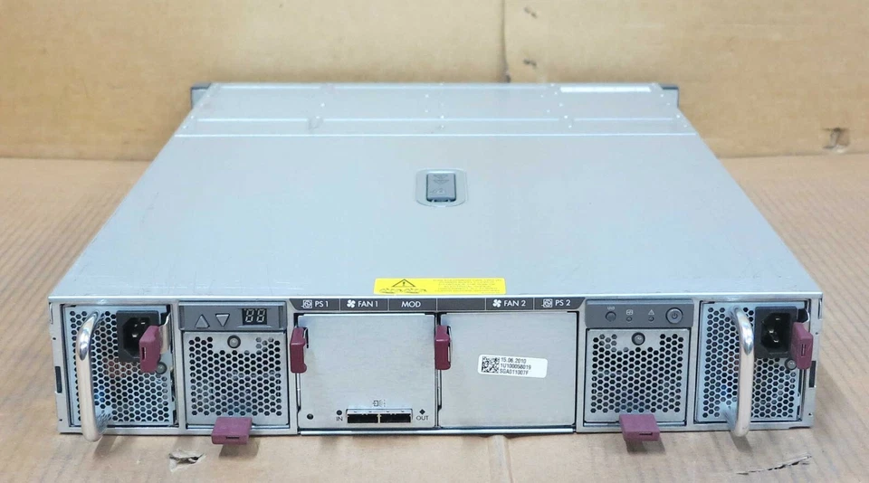 HP MSA60 Modular Smart Array 4x 1TB 3.5" HDD + 1x I/O Module 2x PSU 418408-B21 - Image 2 of 4