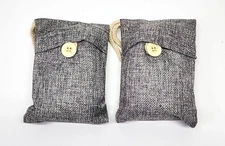 Bamboo Charcoal Bag Air Freshener Deodorizer for Car Home 100g All Nature 2 Pcs