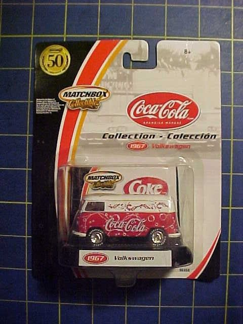MATCHBOX 50TH ANIVERSARY COCA-COLA COLLECTION 1967 VOLKSWAGEN VAN