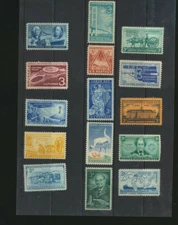 15 Different Mint NH USA Vintage 3¢ Old Time Commemoratives Great Gift Idea