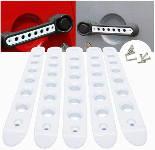 Aluminum Door Grab Handle Inserts Cover Trim for Jeep Wrangler JK 2007-2018 - Bild 40 von 46