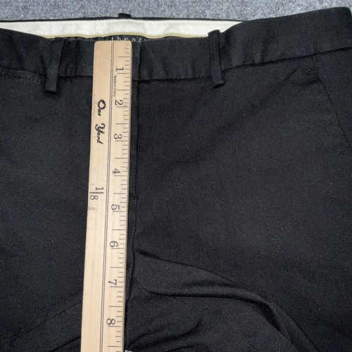 Theory Shorts Womens Size 0 Black Twill Preppy Designer Classic Academia - Picture 5 of 9