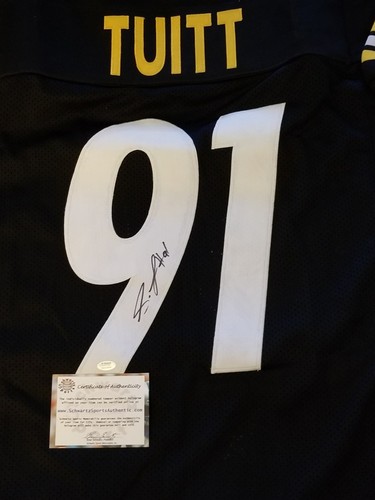 Stephon Tuitt Pittsburgh Steelers Signed Custom Jersey Schwartz Sports COA - Picture 2 of 5