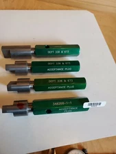 Carbide Metrology Bore SLOT Gauge Plug as pictured Wholesale Lot Liquidation