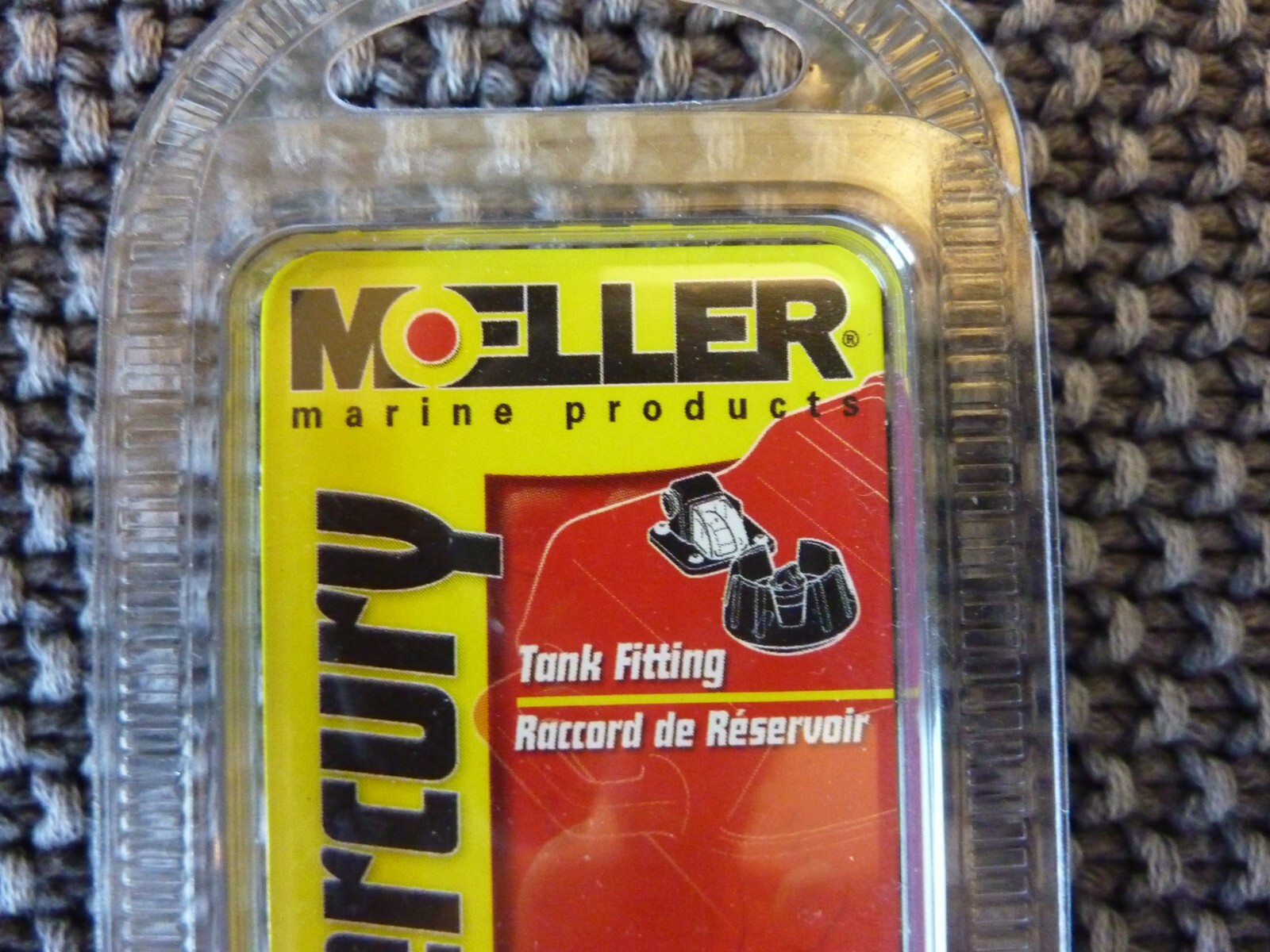 Moeller Fuel Line Tank Connector Fitting Mercury Outboard 1/4 NPT Male