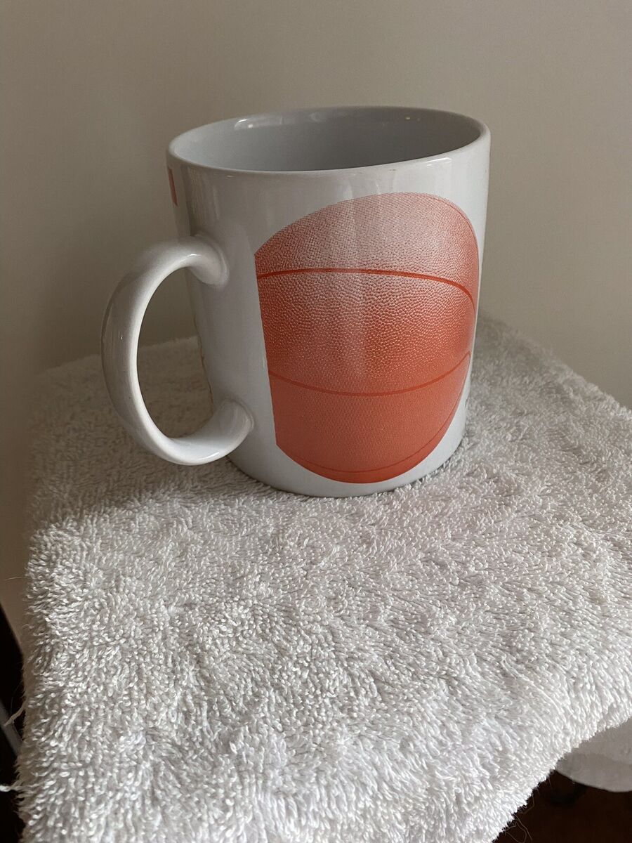 Starbucks HOOPS! “OOPS” Misprinted Coffee Mug 14oz RARE 1996 Starbucks HOOPS! “OOPS” Misprinted Coffee Mug 14oz RARE 1996