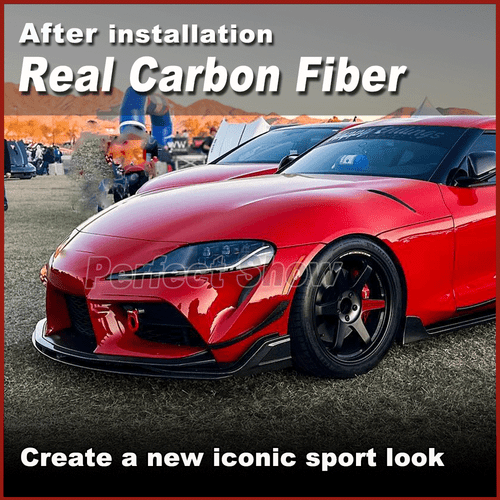 Carbon Frontspoiler Spoilerlippe Frontsplitter Passt für Toyota Supra A90 19-22 - Picture 4 of 12