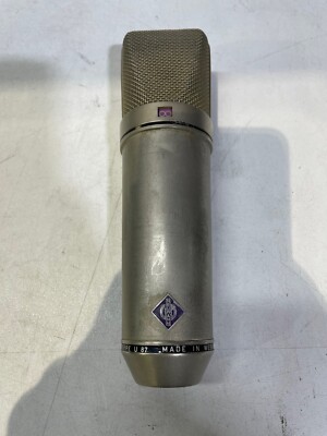 1 x Vintage 1981 Neumann U87 condenser microphone with original