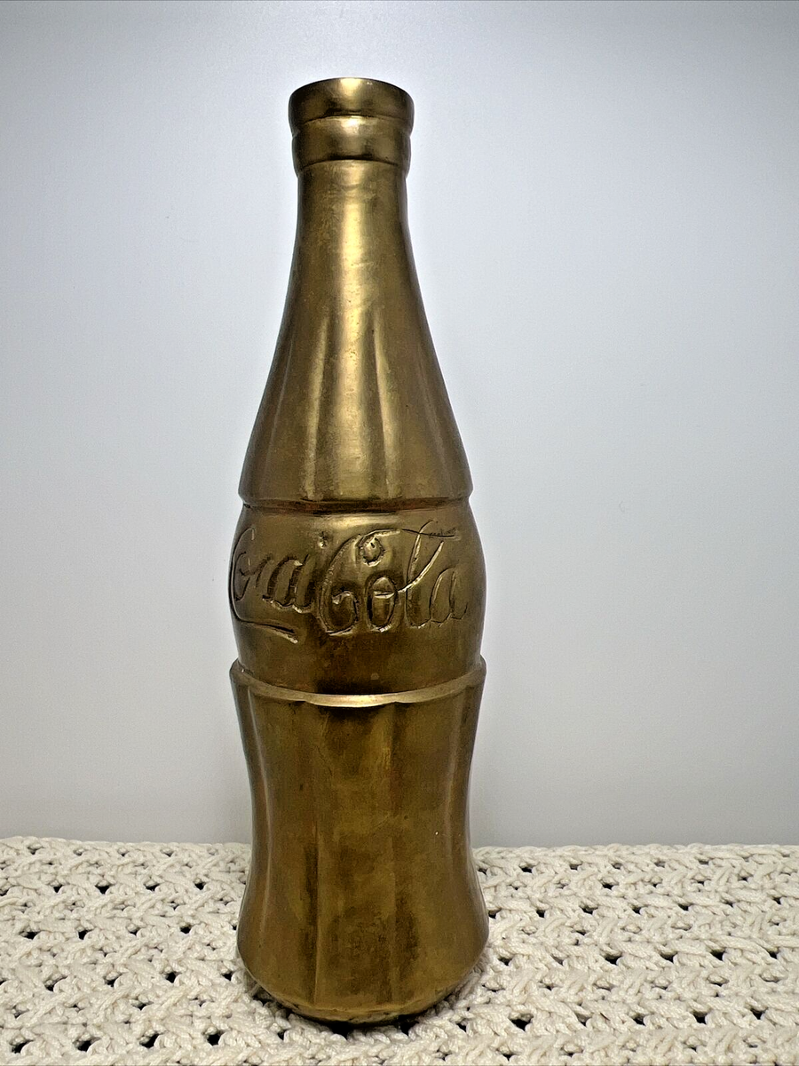 Vintage Brass Coca Cola Coke Bottle 7 1/4