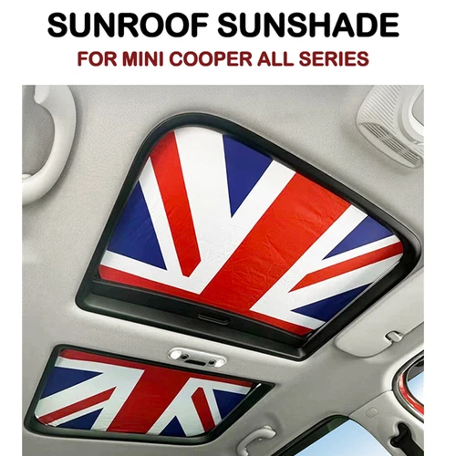 2x For MINI Cooper R54/R55/R56/R60/F55/F56 Sunroof Sun Shade Foldable Roof Cover - Picture 3 of 31
