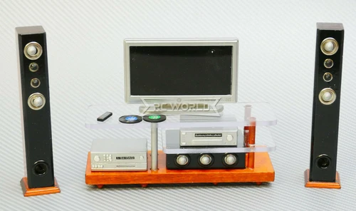 RC 1/10 Scale Accessories ENTERTAINMENT Home Theater Set-Up