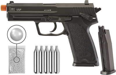 Umarex H&K USP C02 Blowback 6 mm Airsoft Pistol Black 2275043 w