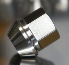 16x set Titanium Lug Wheel Nut 12x1.5 17mm 60 45 R13 R14 Open End