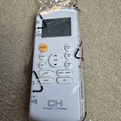 Remote Control for Cooper&Hunter Light Mini Split Air Conditioner RG57B/BGEU1