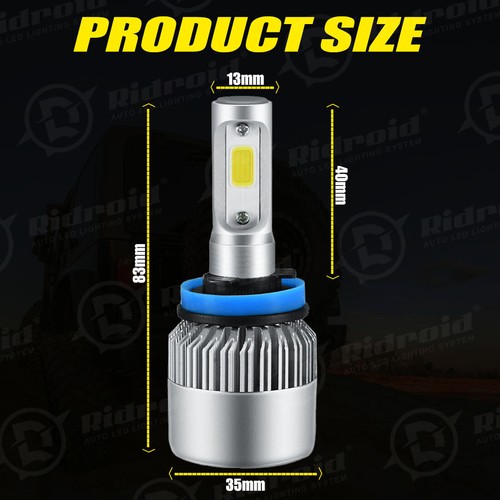 For 2007-2018 Nissan Altima Combo LED Headlight High Low + Fog light bulbs Kit - Picture 6 of 19