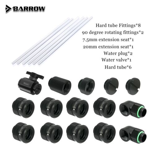 Barrow Fitting Kit For OD12/14/16mm Hard Tube /Rigid Fitting Combo/PETG Tube - Afbeelding 10 van 16