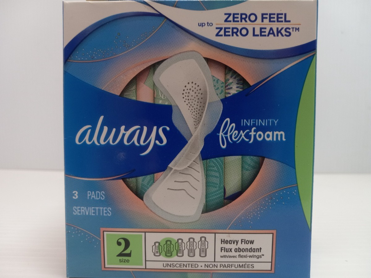 Always Infinity FlexFoam Size5 3箱セット Always Infinity FlexFoam Pads, Size 5, Extra Heavy Absorb