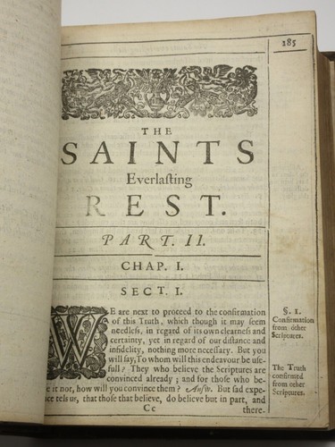RICHARD BAXTER The Saints Everlasting Rest 1651 2nd Edition - Picture 12 of 23