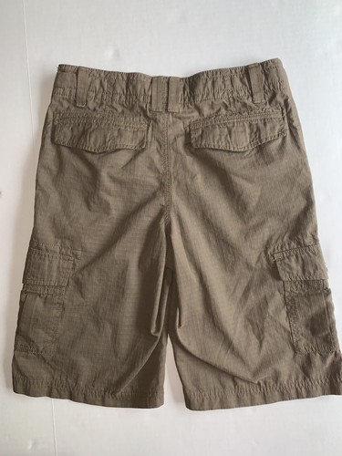 Boys Sz 16 Tony Hawk Tan Khaki Textured Cargo Shorts Pockets Skateboard SHIP2DAY - Picture 3 of 8