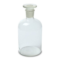 213t6 Karter Scientific Reagent Bottle, Clear, 500ml, Narrow Mouth W/stopper Siz 213t6 Karter Scientific Reagent Bottle, Clear, 500ml, Narrow Mouth W/stopper Siz