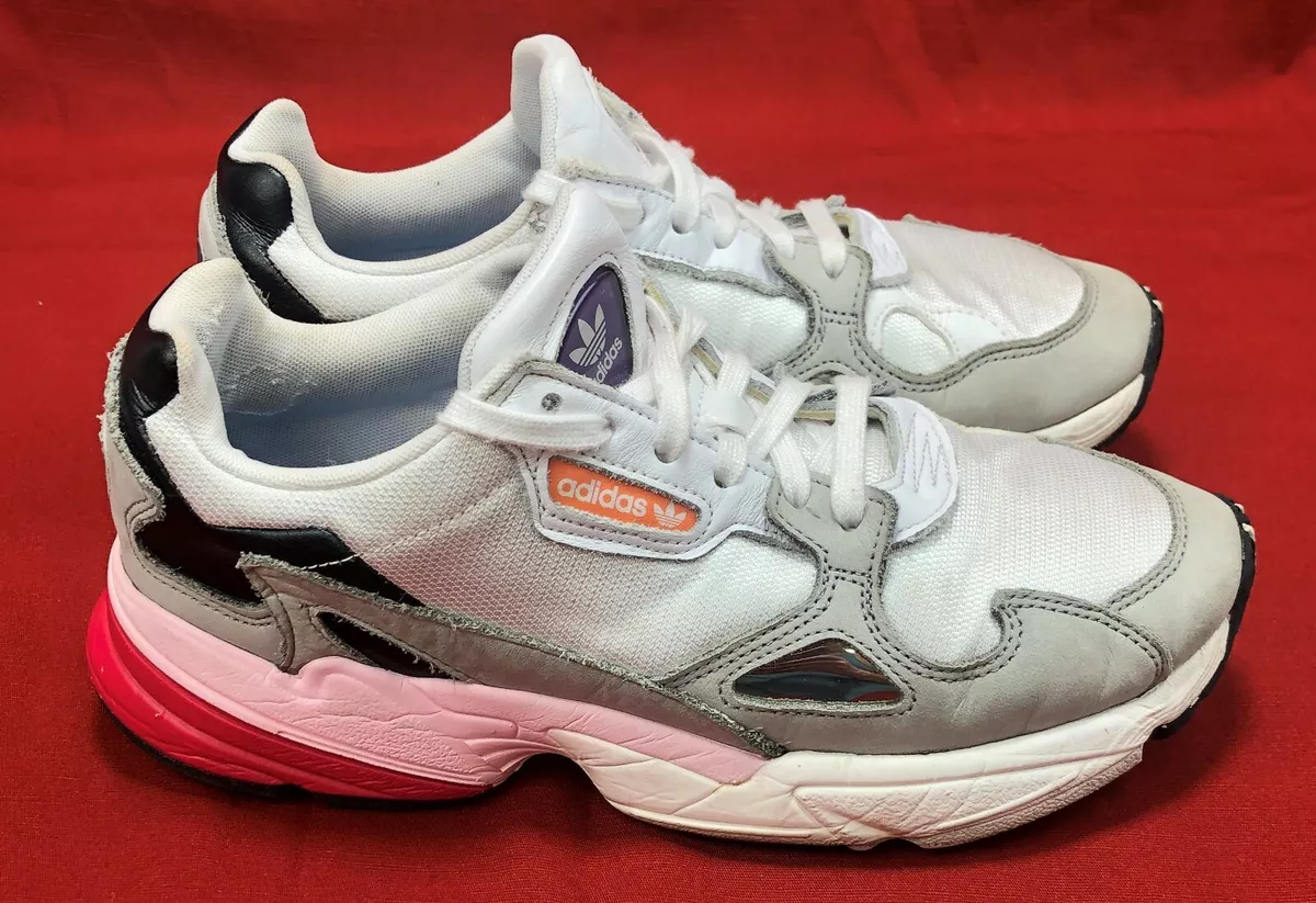 Adidas falcon pink and deals grey