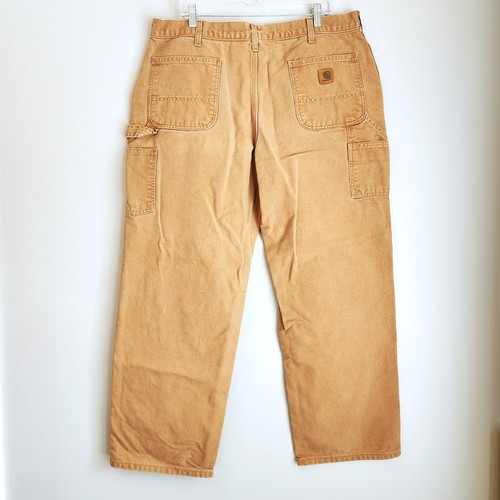 Carhartt Duck Canvas Carpenter Pants Original Dungaree Fit B11BRN 40 x 32 - Bild 2 von 15