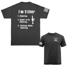 I'm Either 2nd Amendment Gun Constitution Patriot Patriotic Constitution T-shirt
