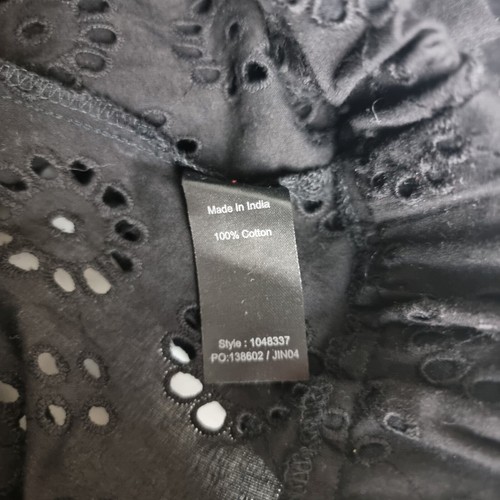New BEME Womens Jacket Plus Size 16 Black Lace Long Sleeve Zip Front - Picture 10 of 11