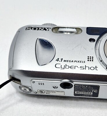 Sony Cyber-shot DSC-P73 4.1MP Digital Camera - Silver FOR