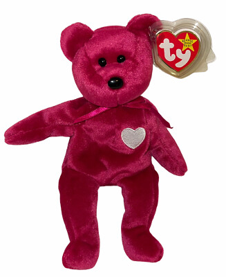 1998 TY Original Beanie Baby Valentina Bear Date Errors Rare