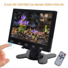 Portable 9 Inch LCD Screen for Raspberry Pi 3 B HDMI Monitor with VGA/AV Inputs