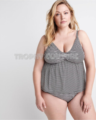 black tankini top size 22