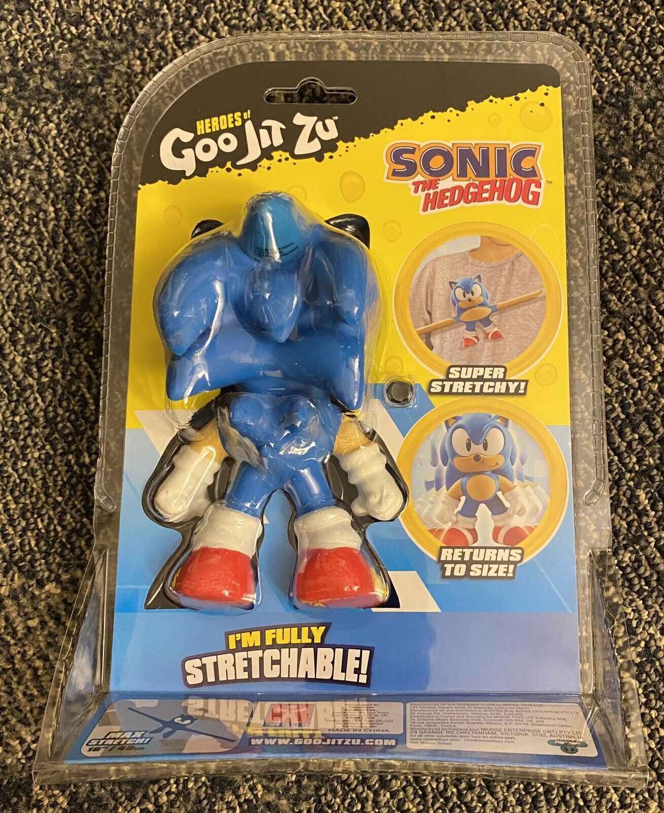 Heroes of Goo Jit Zu Classic Sonic The Hedgehog Hero Pack - Stretch So –  GOODIES FOR KIDDIES