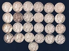LOT # 1073   25-MERCURY DIMES