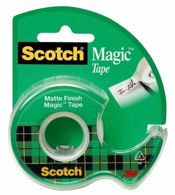 Scotch Magic Tape with Dispenser, 3/4 x 650 Inches (122)