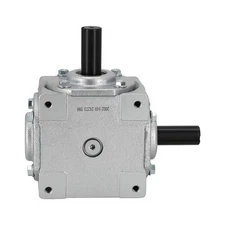 40 Horsepower 90-Degree Bevel Gear Drive Gearbox 1:1 Transmission Ratio