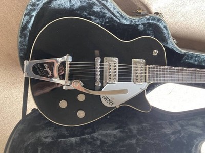 Gretsch Electromatic 5128 Duo Jet E-Gitarre schwarz mit Hartschalenkoffer Jap...
