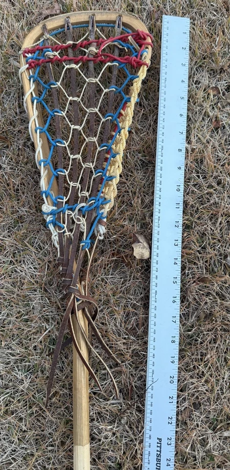 Vintage Cranbarry Wooden Lacrosse Stick  T. S. Hattersley's Viktoria 43 in - Image 4 of 4