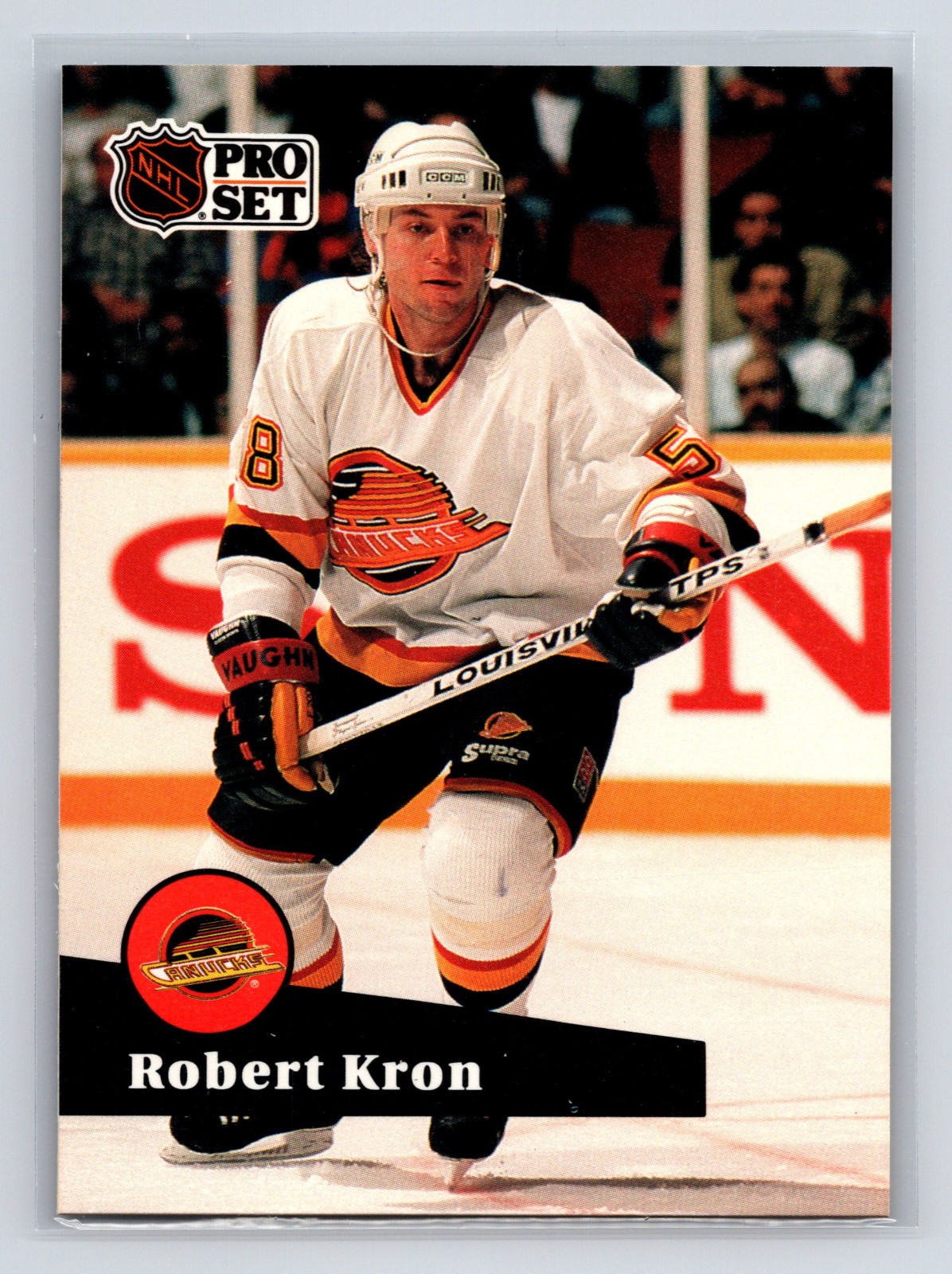1991-92 Pro Set - Robert Kron #239 Vancouver Canucks Hockey Card
