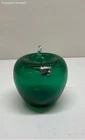Blenko Emerald Green Apple Blown Glass Sculpture