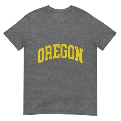 Vintage Oregon Men Oregon Women Retro Green Throwback T-Shirt
