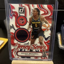 Kelsey Mitchell 2026 Donruss WNBA JERSEY SERIES RELIC Card #JS-KM FEVER